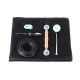 Windows Screen and Screen Door Repair Kit, 48"x118" Charcoal Fiberglass Mesh with Rolling Tool/Hook/Ruler/Cutter/Spline - Window Screen & Sliding Screen Door Replacement for Windows, TOOLTRIZ