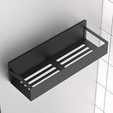 HuggieGems 4 Pack Magnetic Spice Storage Rack Organizer for Refrigerator and Oven, Black Fridge Organizers and Storage