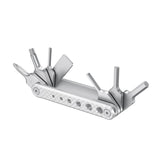 SMALLRIG Folding Tool Set with Screwdrivers and Hex Key Wrenches, Seven Functional Tools Included (Silver) - AAK2213D