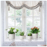 Self Watering Pots for Indoor Plants, 4pcs Small Pots for Plants, Indoor Plant Pots, Plant Pot for Indoor Plants, Self Watering Planter, Self Watering Pot, Easy Plant Self Watering Pot (4+5.3inch)