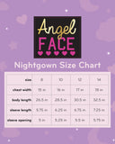 Angel Face Girls’ Nightgown Pajamas – 3 Pack Sleepwear Night Dress Sleep Shirt (4-14), Size 10, Unicorn Dreaming