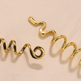 FRDTLUTHW Gold Snake Hair Jewelry for Braids, Halloween Hair Decoration, Dreadlock Accessories for Women Girls(pack of 6)