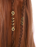 FRDTLUTHW Gold Snake Hair Jewelry for Braids, Halloween Hair Decoration, Dreadlock Accessories for Women Girls(pack of 6)