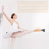 Kipika Wall Mounted Ballet Barre System - Solid Wood Stretch/Dance Bar with Adjustable Height and Metal Brackets - 3 FT x 1.5" - Home Workout/Dance Equipment