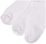 Jefferies Socks Girl's Eyelet Lace Socks (Pack of 3), White, Medium