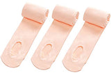 MdnMd 3 Pack Girls Ballet Dance Tights Transition Footless Ballet Legging Stocking Pantyhose (Ballet Pink, Child Age 8-11)