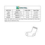 COTTON DAY Kids Boys Fun Novelty Crew Socks Colorful Pattern Design 10-12 Years Shark Stripes Size XL (12)
