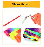 20 Pack Ribbon Wands Party Favors for Kids, Rainbow Decorations, Unicorn Birthday Party Supplies, Mermaid Princess Goodie Bag Stuffers, Gymnastics Dance Streamers, Girls Goody Gifts (Rainbow)