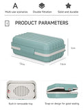 Doter Travel Soap Container, Soap Bar Holder with Lid, Portable Travel Soap Case, Leakproof Soap Dish Travel, Suitable for Travel, Camping, Outdoor, Gym, Bathroom Soap Box