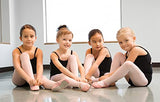 MdnMd 3 Pack Girls Ballet Dance Tights Transition Footless Ballet Legging Stocking Pantyhose (Ballet Pink, Child Age 8-11)