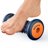 BESKAR Foot Massage Roller for Relief Plantar Fasciitis, Foot Reflexology Tool Pressure Point Massage Roller, Deep Tissue Massage for Relieving Feet Arch Heel Pain, Myofascial Pain Syndrome