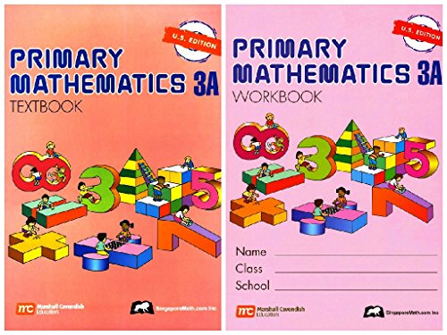 Primary Mathematics 3A SET--Textbook and Workbook