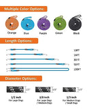 Long Dog Leash for Dog Training 10FT 16FT/30FT/50FT/100FT, Reflective Threads Rope Dog Leash, Heavy Duty Dog Lead for Large Medium Small Dogs Walking Playing, Camping, or Yard