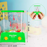 10 Pieces Handheld Water Game Arcade Water Ring Water Tables for Beach Toys Party Favor Fish Rings Fun Game for Different Ages Basketball Fun Present for Men Pastime, Without Water (Classic Style)