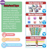 57PC Premium Party Favors for Kids,Assortment Cute Mini Pop Toys for Classroom Rewards,Carnival Prizes,Pinata Fillers,Treasure Chest, Prize Box Goody Bag Stuffers for 3-6-10 Boys and Girls