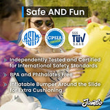 Jambo Premium Slip Splash and Slide with 3 Bodyboards, Heavy Duty Water Slide with Advanced 3-Way Water Sprinkler System, Backyard Waterslide Outdoor Water Toys n Slides for Kids…