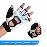 Xinluying Punch Bag Taekwondo Karate Gloves for Sparring Martial Arts Boxing Training Fingerless Women Kids