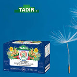 Tadin Detox Dandelion Tea Blend. Caffeine Free. 24 Tea Bags. 1.19 oz. Pack of 3