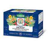 Tadin Detox Dandelion Tea Blend. Caffeine Free. 24 Tea Bags. 1.19 oz. Pack of 3
